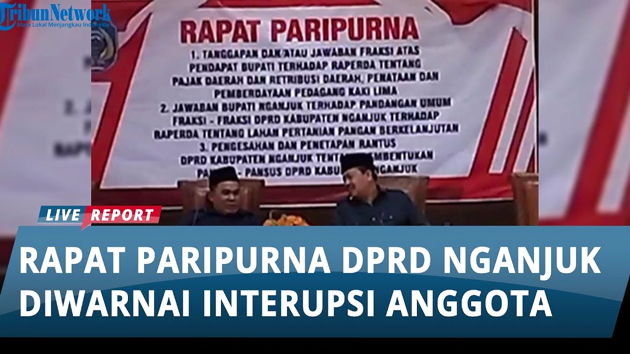 DPRD Nganjuk Sampaikan Raperda APBD 2025, WTP Ke-9 Terbukti