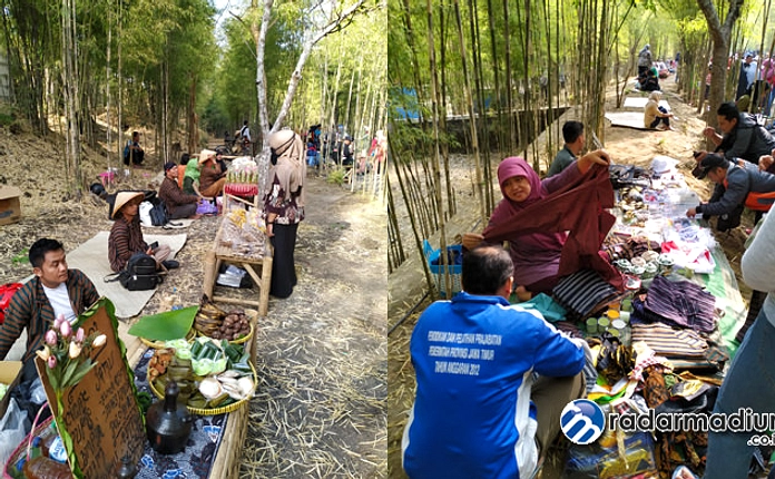 Dua Pasar Unik Ini Ubah Uang Jadi Koin Bambu