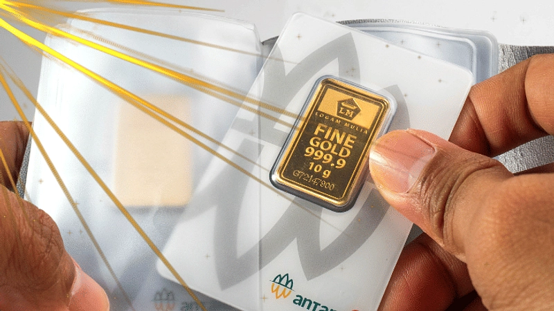 Emas Antam Naik Rp36 Ribu per Gram dalam Sepekan