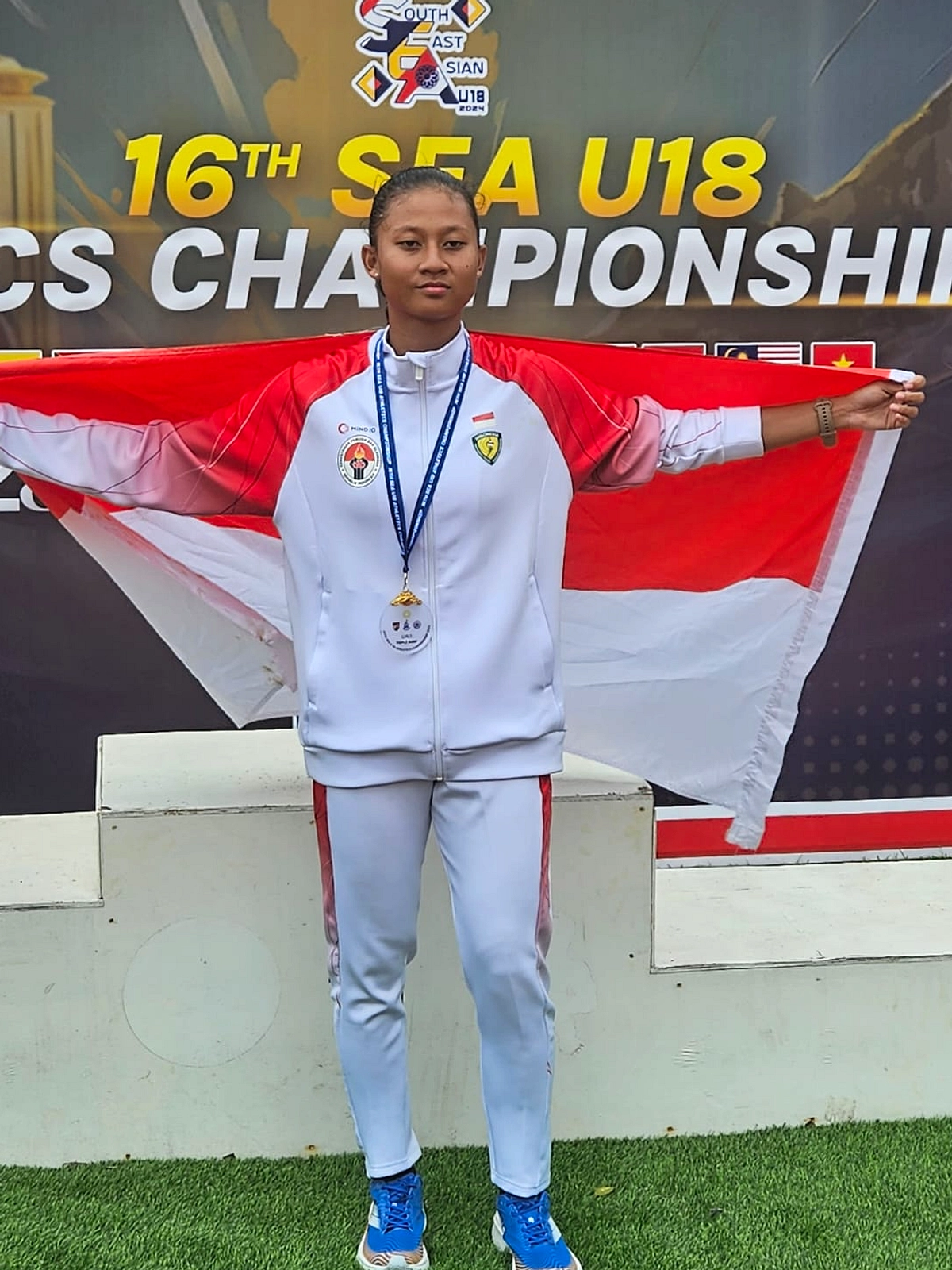 Emilia Nova Raih Emas di Kejuaraan Atletik Filipina 2026