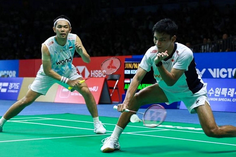 Fajar Alfian & Shohibul Fikri Lolos Semifinal Kejuaraan Asia