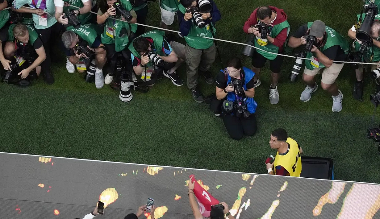 FIFA Perbaiki Posisi Fotografer Saat Lagu Kebangsaan Inggris