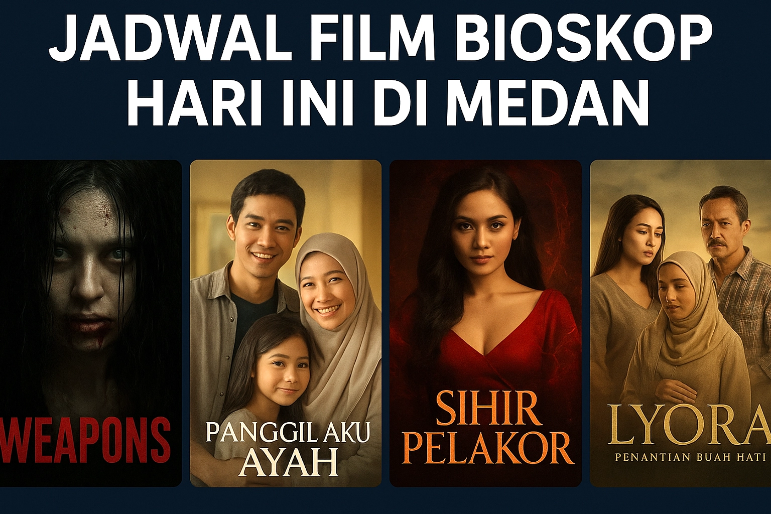 Film Colony Tayang di Bioskop Medan, Jadwal Lengkap