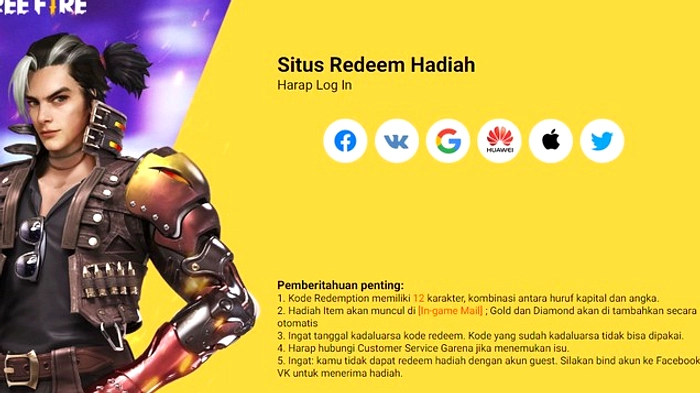 Free Fire 27 Maret 2026: Kode Redeem Terbaru, Cara Klaim