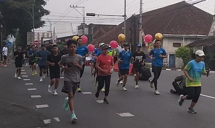 Fun Run Bhayangkara Banyuasin: 1.000 Peserta Tantang 10KM