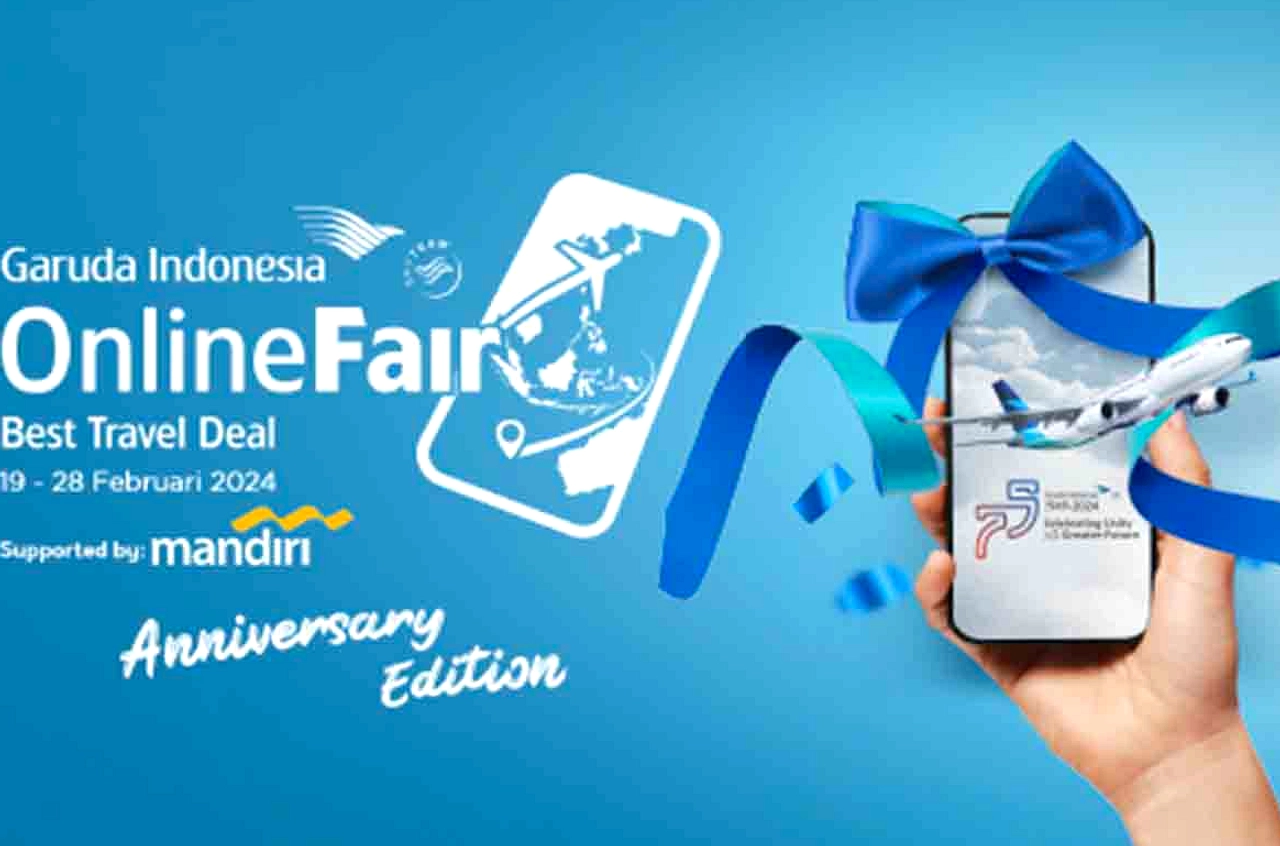 Garuda Bagi Tiket Domestik Gratis untuk Turis Asing