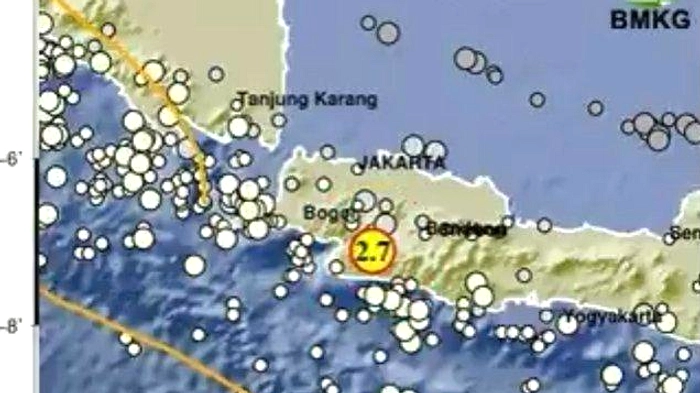 Gempa 4,5 Magnitudo Guncang Sukabumi, Tiada Kerusakan