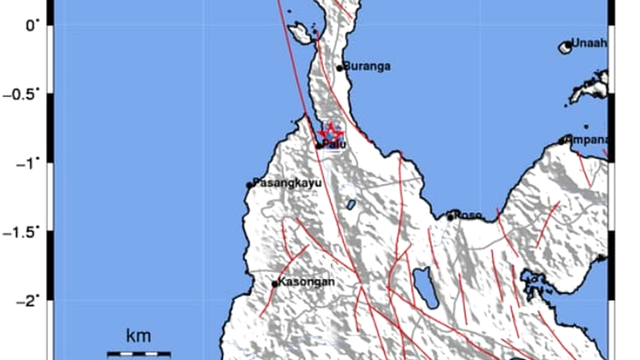Gempa M6,7 Guncang Palu, Intensitas VI–VII, Tak Tsunami