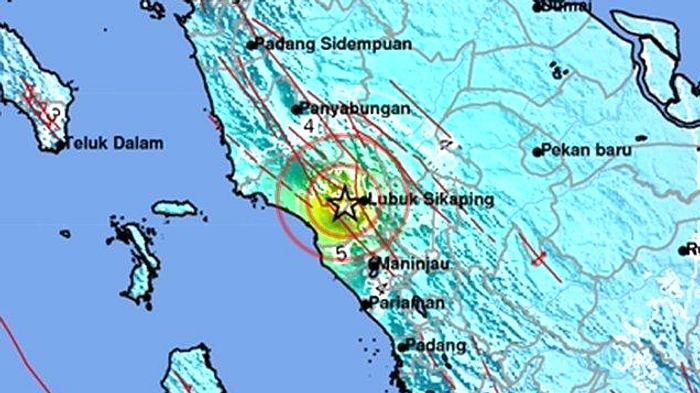 Gempa Magnitudo 3,0 Guncang Sibolga, Tidak Menimbulkan Tsunami