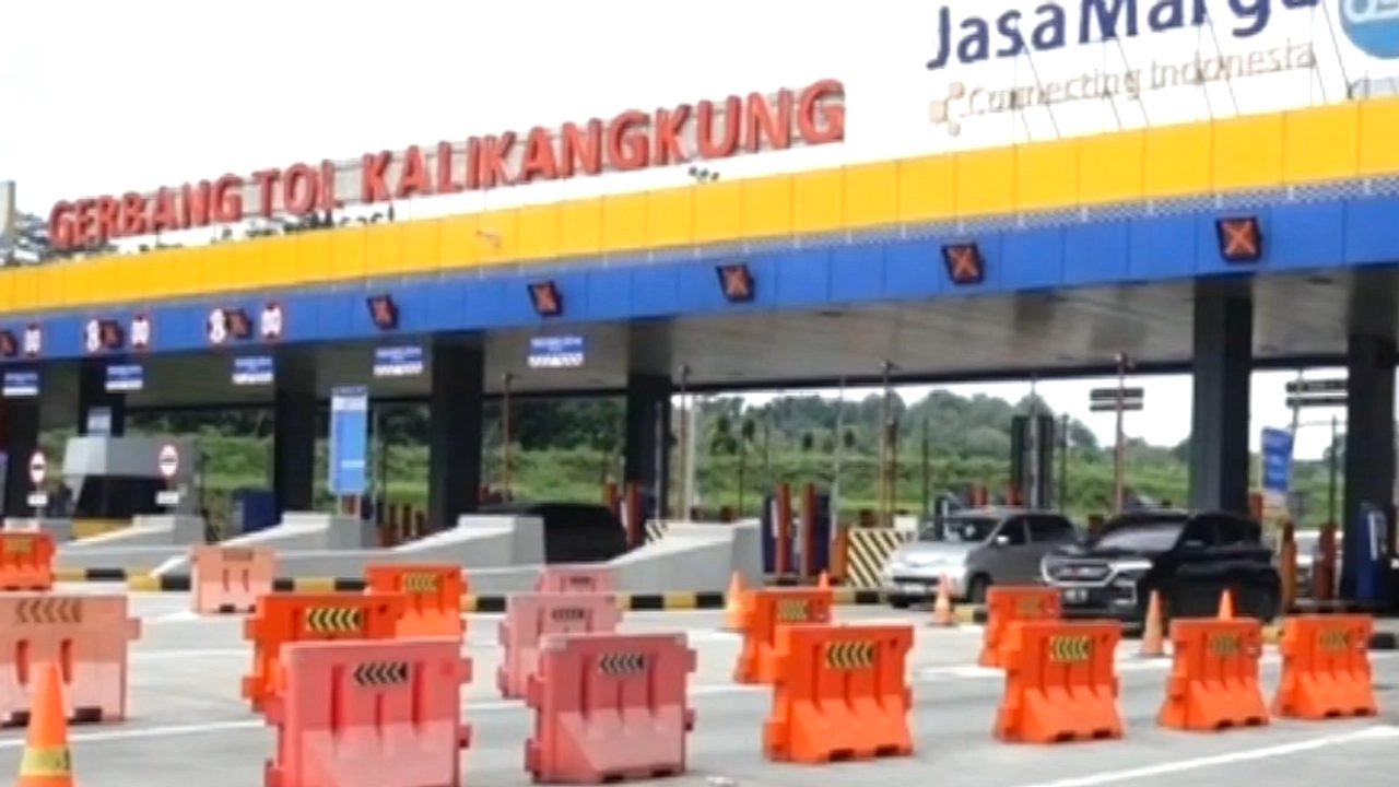 Gerbang Tol Kalikangkung Padat, Arus Balik Puncak 24 Maret