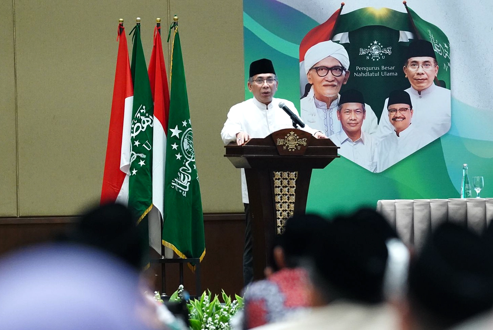 Gus Yahya Serukan Ketulusan Khidmah di Pembukaan Munas NU 2026