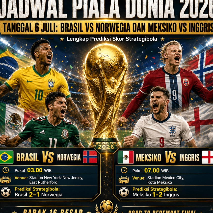 Haaland Bawa Norwegia ke Perempat Final Piala Dunia