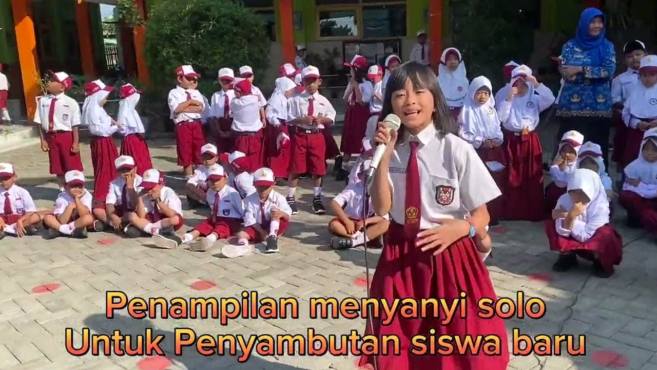 Hanya Tiga Murid Baru, SDN Purwoyoso 01 Tetap Gelar MPLS Meriah