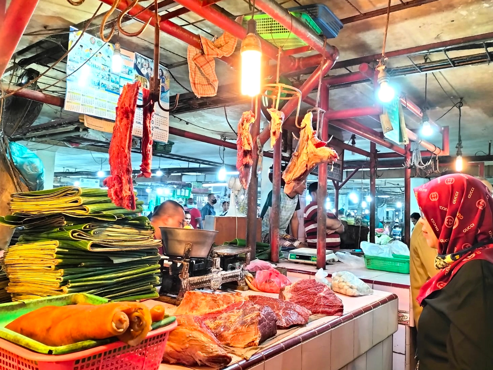 Harga Daging Sapi Turun ke Rp145 Ribu per Kg Pasar Sukaramai