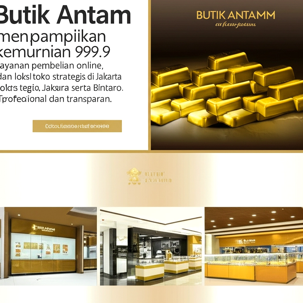 Harga Emas Antam Anjlok Rp20.000 per Gram