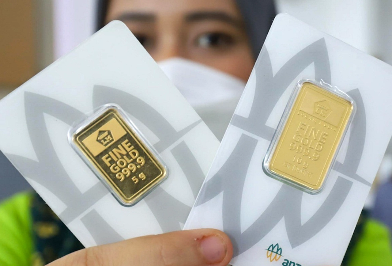 Harga Emas Antam Naik 3,06% dalam Sepekan