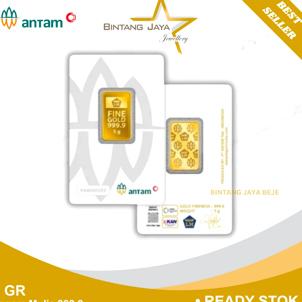 Harga Emas Antam Naik Rp 19.000 Jadi Rp 2.670.000 Per Gram