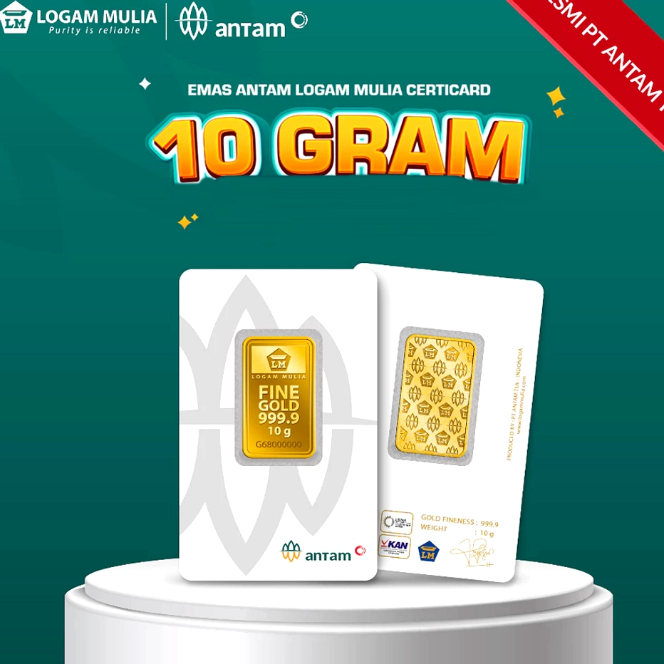 Harga Emas Antam Naik Rp 5.000 per Gram, Buyback Tembus Rp 2,415 Juta