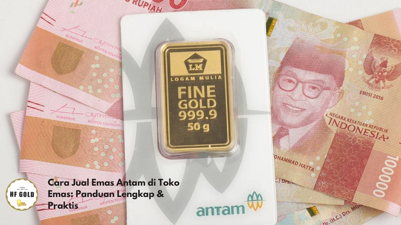 Harga Emas Antam Naik Tipis Rp2.000 Per Gram
