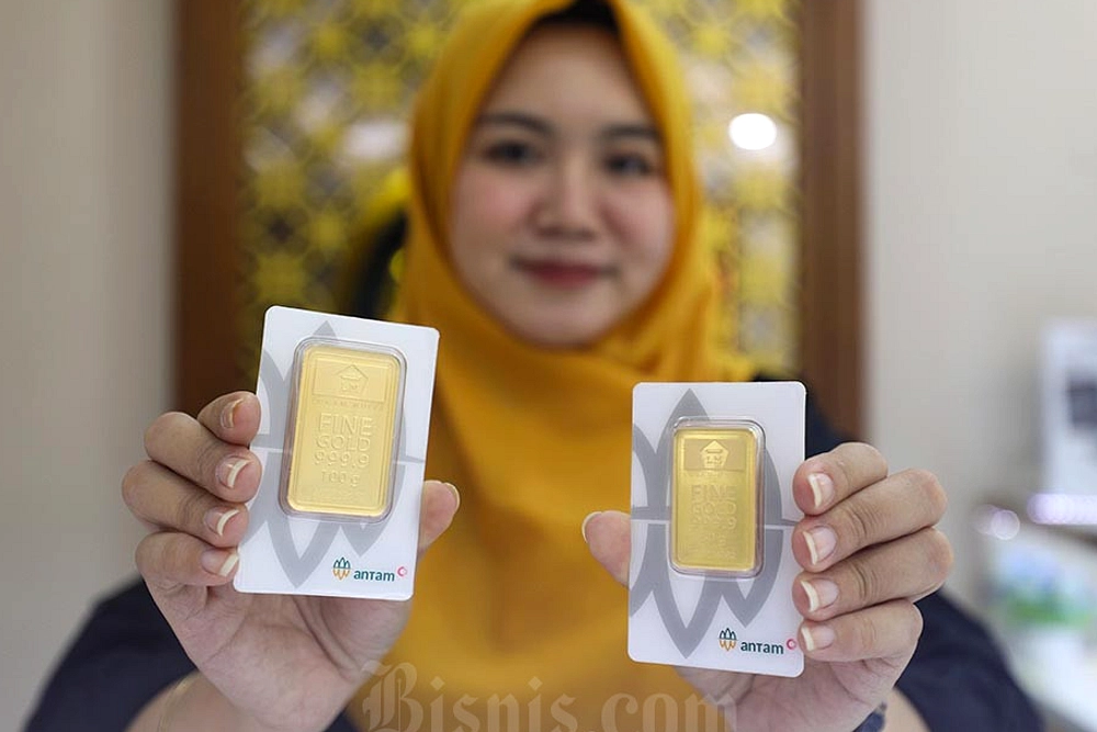Harga Emas Antam Turun Satu Minggu, Capai Rp2.837Jt/Gr