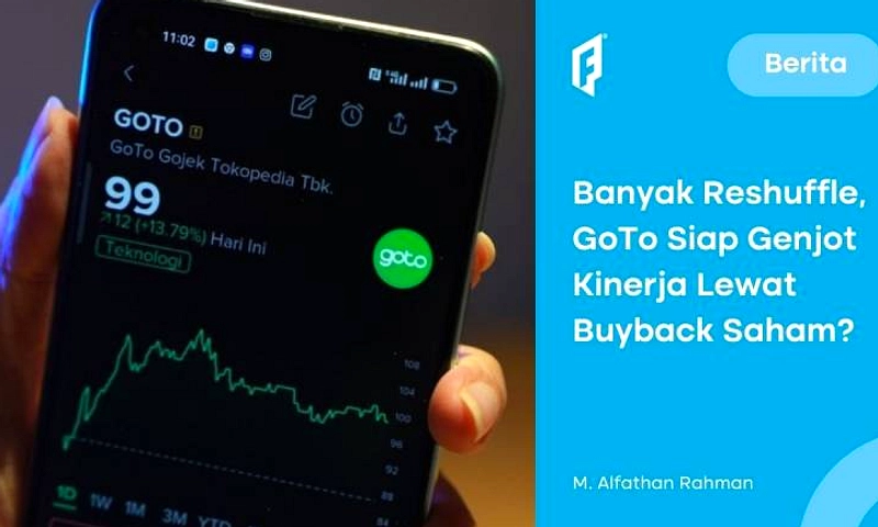Harga Saham GOTO Stagnan di Rp50 Meski Buyback Rp3,5T