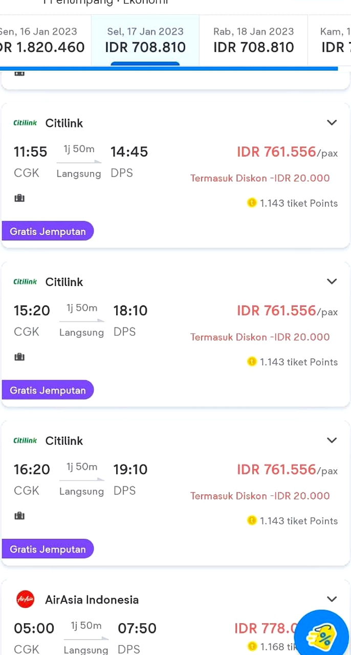 Harga Tiket Pesawat Bali Naik Saat Libur Sekolah 2026