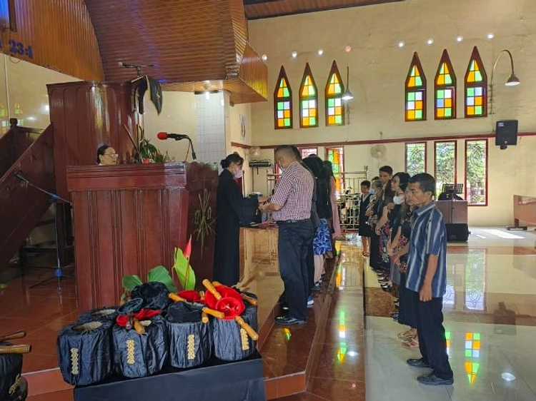 HKBP Tegal Rejo Siapkan Ibadah Jumat Agung di Medan
