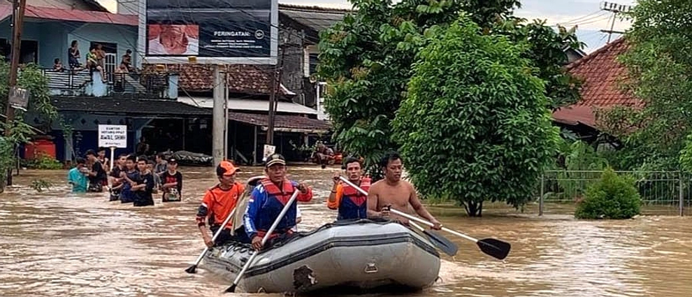 Hujan 4 Jam, 652 KK Terendam di Muara Enim hari ini
