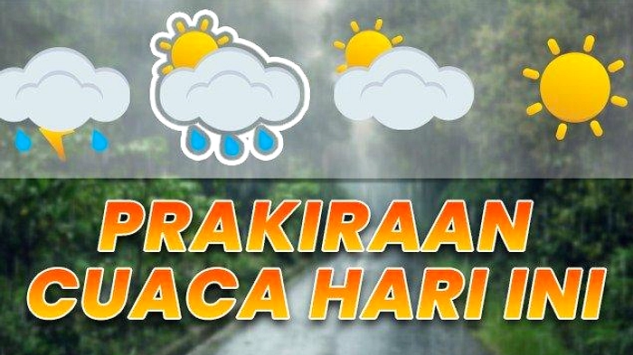 Hujan Ringan di Bangka Belitung 24/04/26, 23-33°C