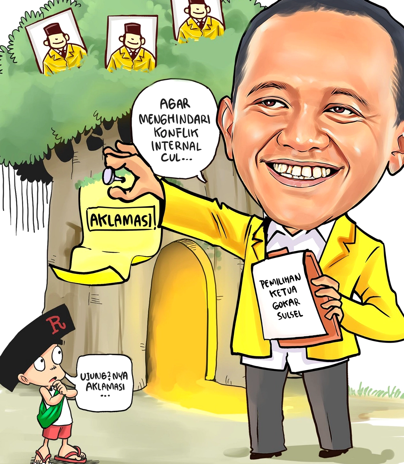 IAS Yakin Aklamasi di Musda Golkar Sulsel