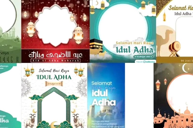 Idul Adha 2026: 20+ Twibbon Gratis di Media Sosial online
