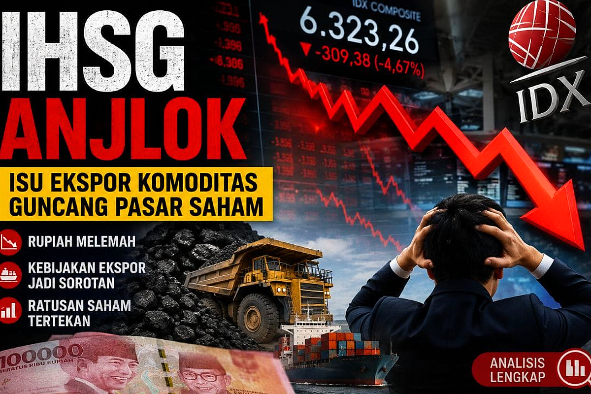 IHSG Anjlok 11,57% ke 5.185, MSCI Picu Kejatuhan