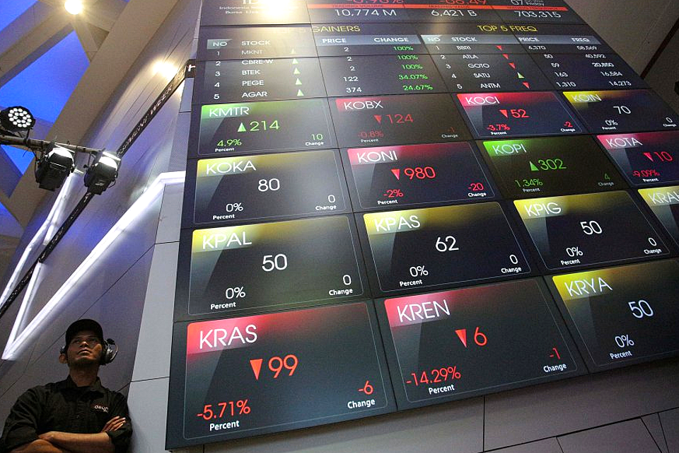 IHSG Melemah 1% ke Level 5.384,97