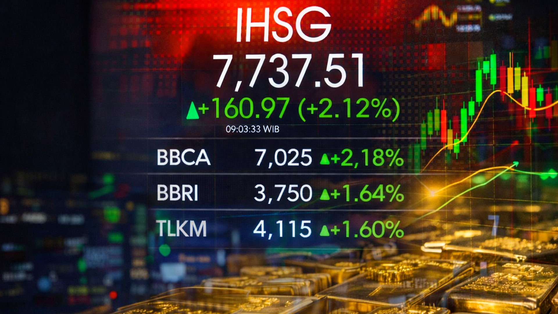 IHSG Pagi Ini Berbalik Melemah Setelah Sempat Menguat