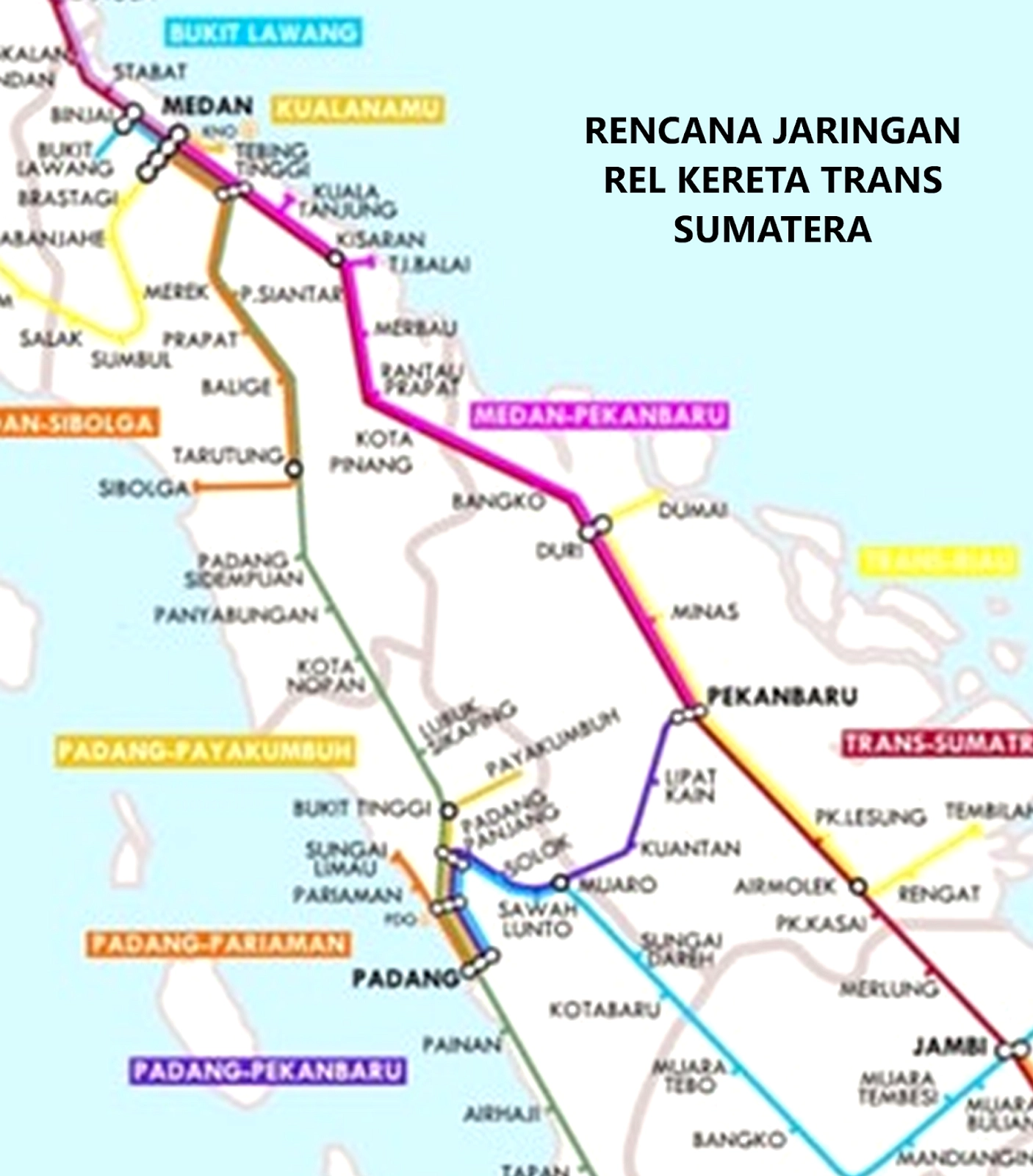 Ijeck Desak Jalur Kereta Medan-Aceh Dipercepat