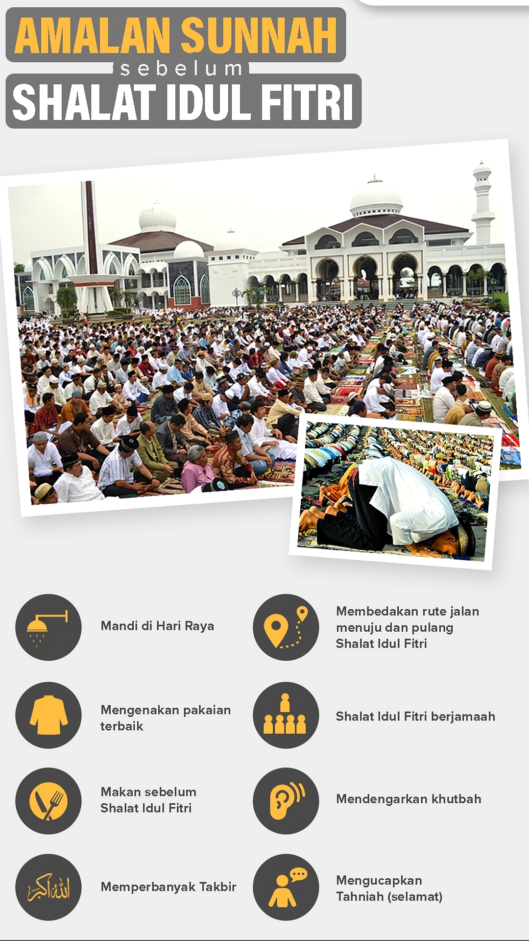 Imam Sujoko Jelaskan Amalan Sunah Idul Fitri di UIN Syarif