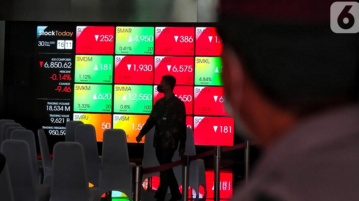 Indeks IHSG Turun 2,19%, Beberapa Saham Naik, DSSA Split