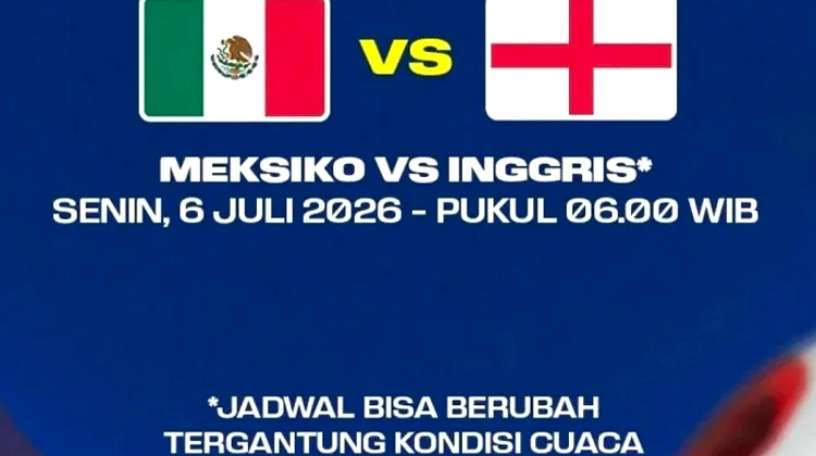 Inggris 10 Pemain Kalahkan Meksiko 3-2