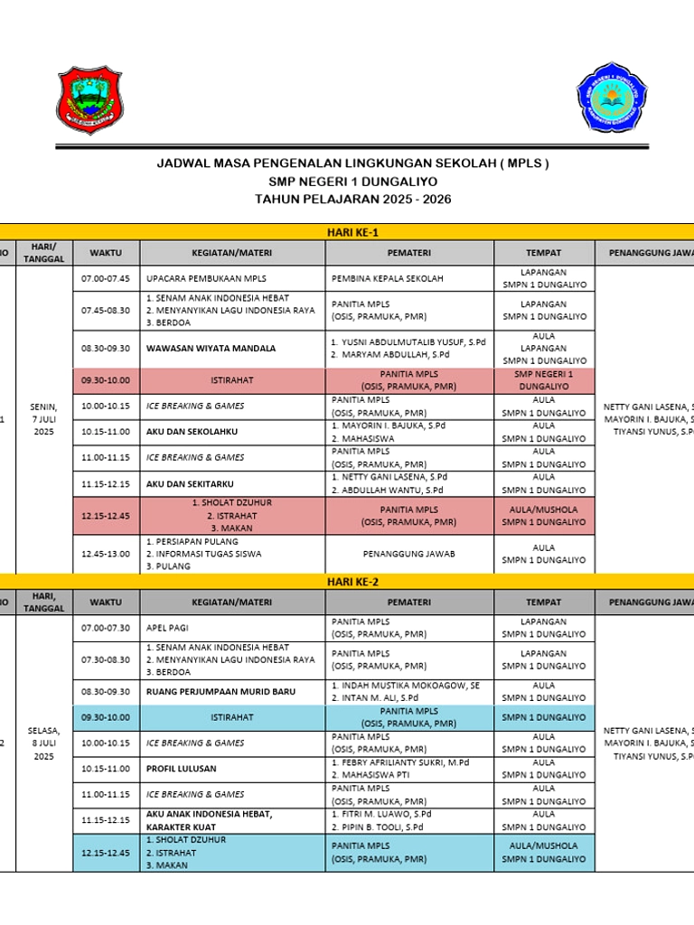 Ini Jadwal Lengkap MPLS SMP 2026 dari Kemendiksasmen