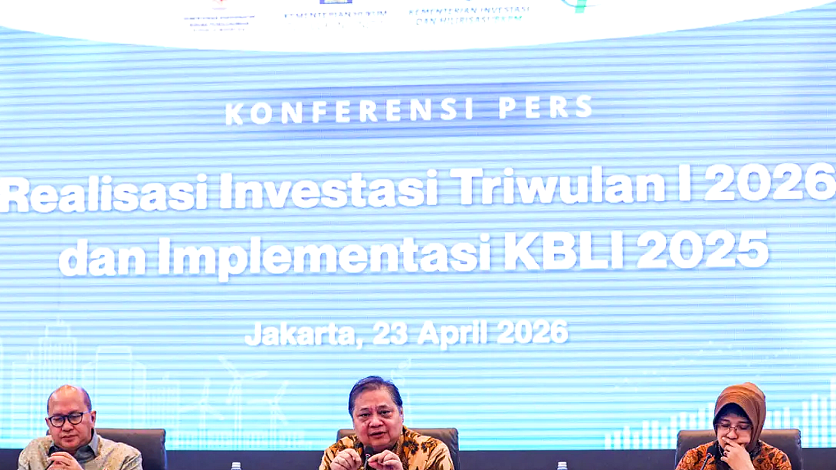 Investasi Semester I 2026 Tembus Rp 1.010,6 Triliun
