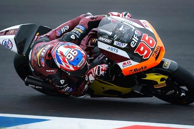 Izan Guevara raih pole di sesi pagi latihan Moto2 Le Mans