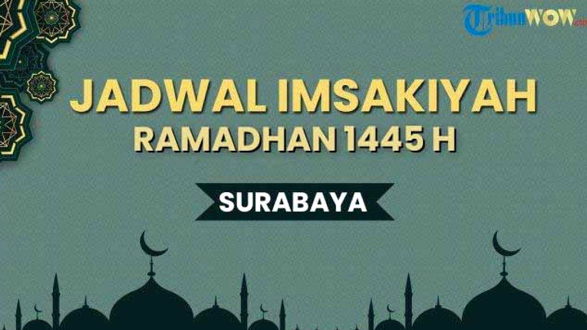 Jadwal Salat Surabaya Jumat, 24 April 2026: Imsak 04.04 WIB