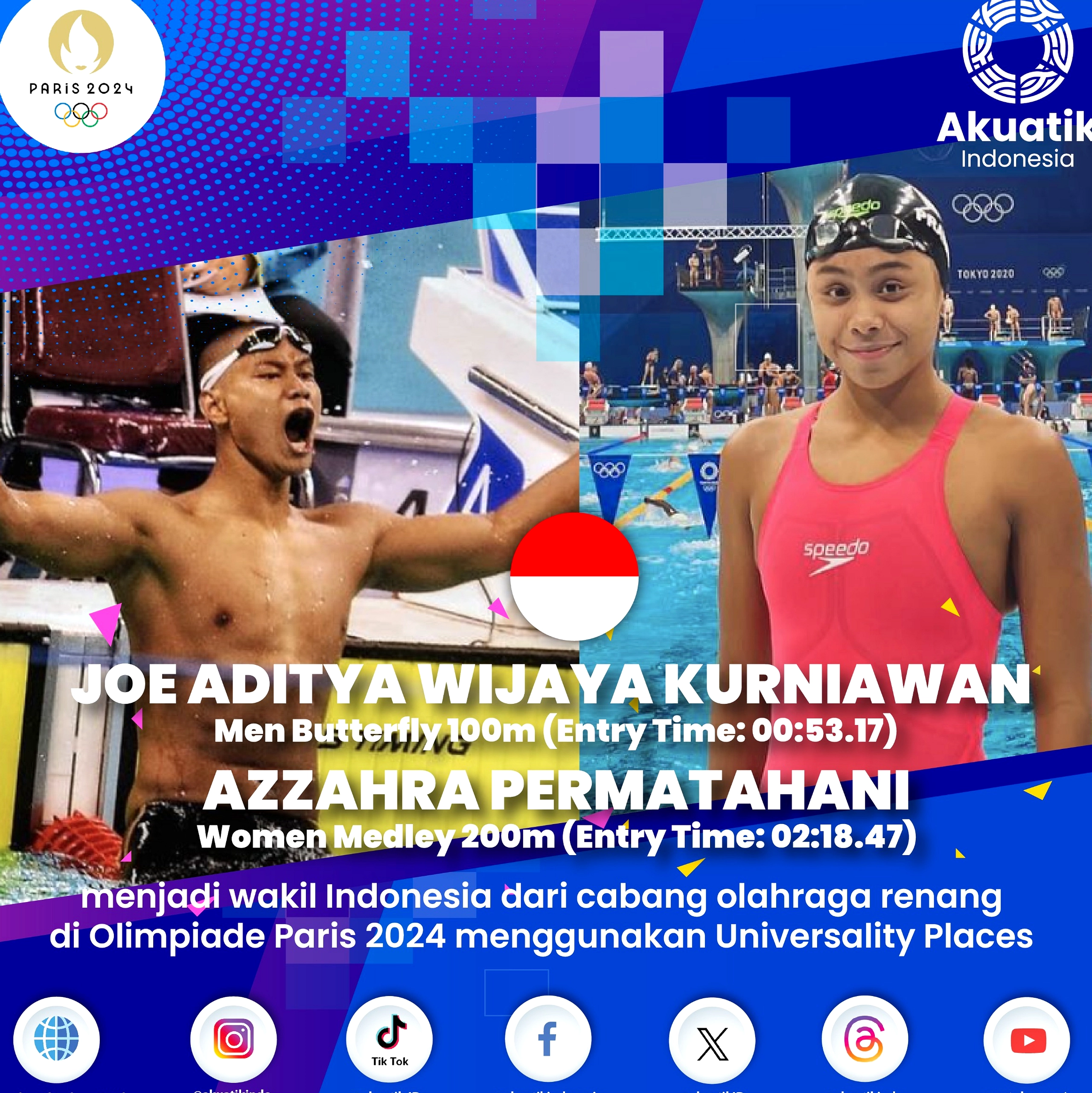 Jakarta Menang di Short Course, Ade Jona Cita Olimpiade