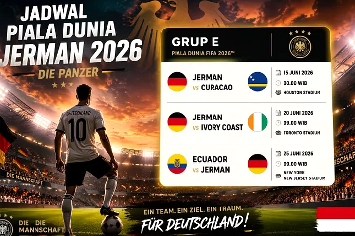 Jerman Dapat Kemenangan 7-1, Pimpin Grup E Piala Dunia
