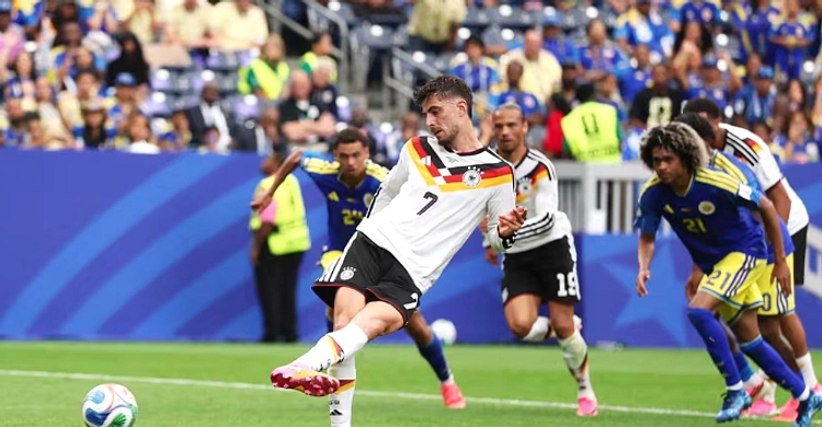 Jerman Kalah Curacao 7-1, Gol Pertama Curacao Piala Dunia