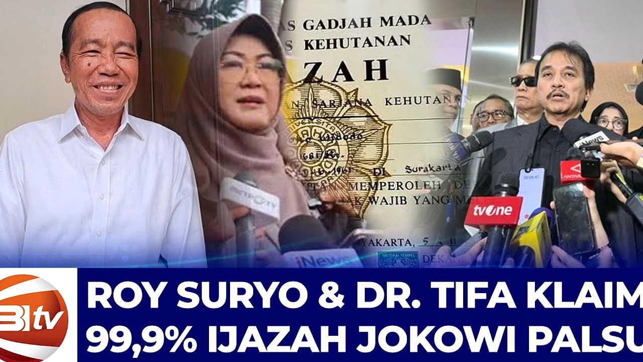 Jokowi Akan Hadir Bawa Ijazah di Sidang Dr Tifa
