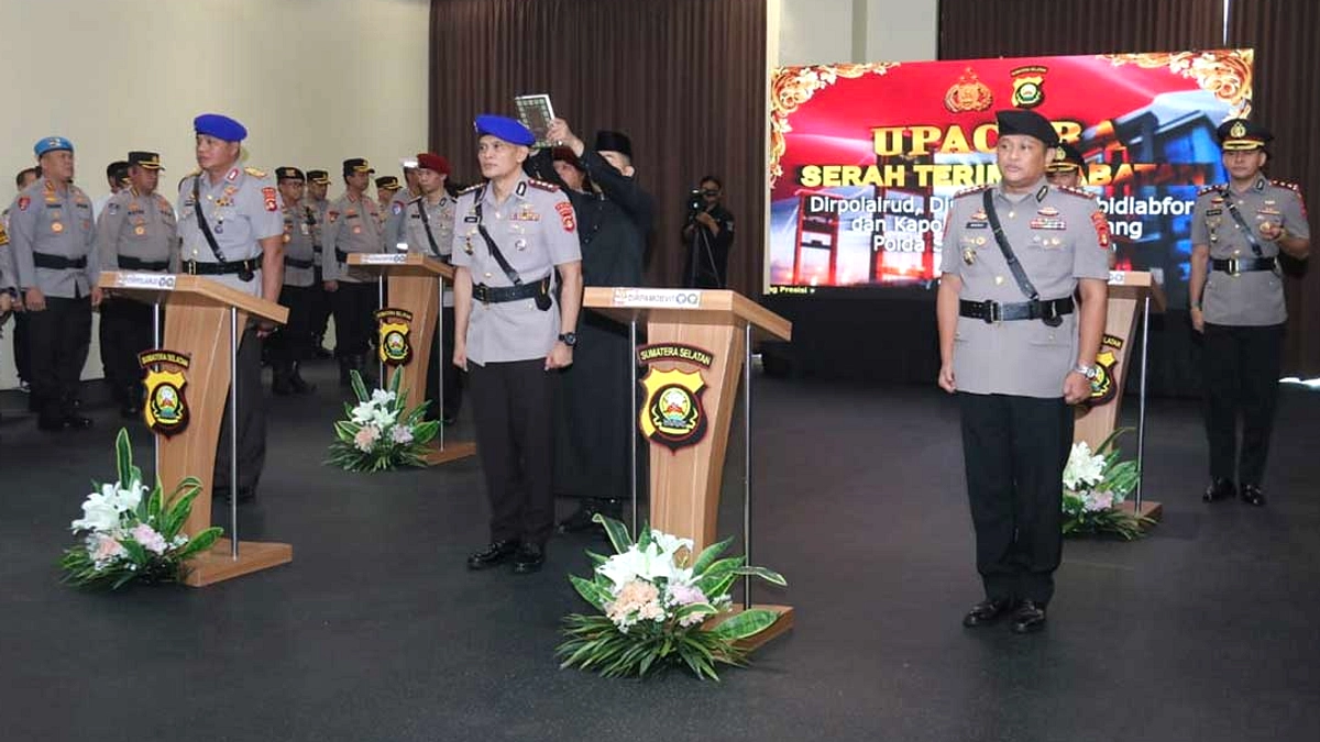 Kapolda Babel Pimpin Sertijab, Ada Kapolres Wanita Pertama