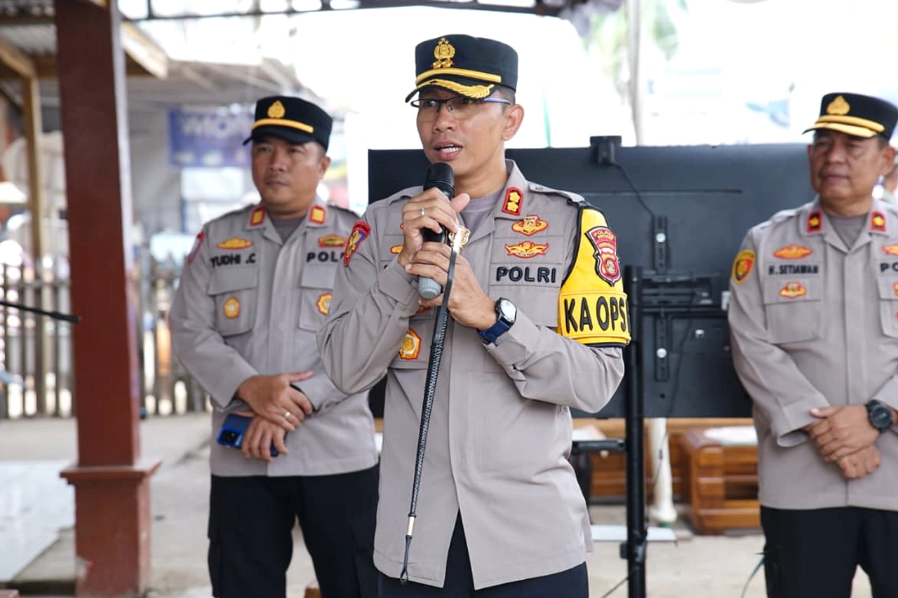 Kapolres Banyuasin Silaturahmi ke Kejari dan Yonif TP 950