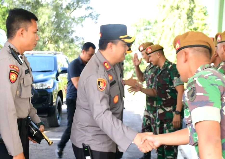 Kapolres Gresik Kunjungi Kodim dan Kejari Perkuat Sinergitas