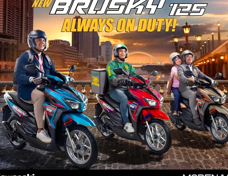 Kawasaki Brusky 125 Dijual Rp 26,5 Juta, Hadapi Honda Vario 125
